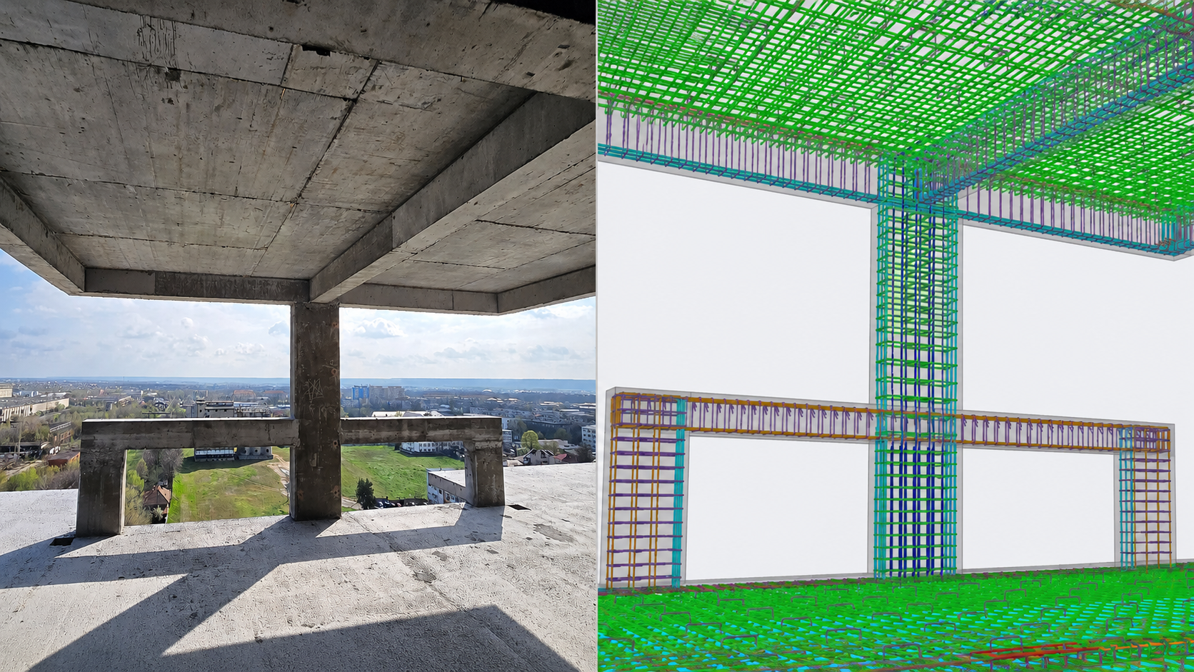 Model 3D — vedere structurală
