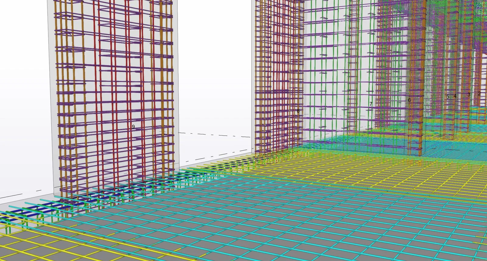 Model 3D armare — ansamblu general