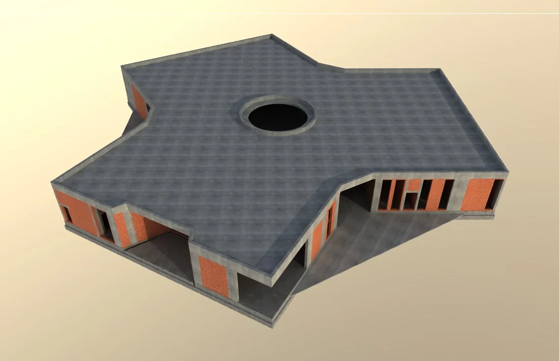 Model 3D — structură generală